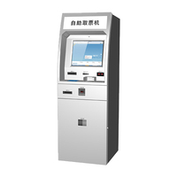 Machine bancaire en libre-service pour intérieur, recycleur de billets, lecteur de cartes sans contact, écran tactile capacitif 10 points, OEM ODM SDK 1