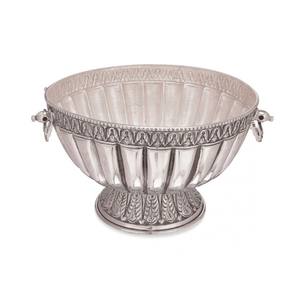 Tazón de fruta de Metal moderno, tazón de servicio de forma redonda de trabajo elegante, Plata martillada, tamaño personalizado, barato - Product Image 4