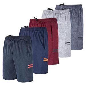 Personalizado al por mayor sublimado transpirable de secado rápido Streetwear 100% poliéster doble malla pantalones cortos de fútbol Jersey entrenamiento corto para hombre - Product Image 2