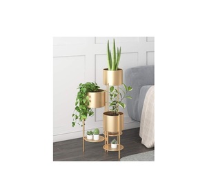 Durable Premium Quality Metal Planter Stylish <b>Antique</b> Design with Handcrafted Details <b>for</b> Home Indoor Outdoor <b>Garden</b> Decor - Product Image 5