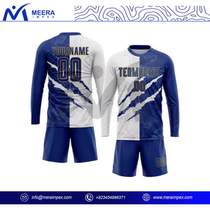 ชุดเสื้อฟุตบอลผู้ชายแบบพรีเมียมสั่งทำพิเศษ แขนสั้น แห้งเร็ว ระบายอากาศได้ดี ชุดกีฬาสำหรับฝึกซ้อม ขายส่ง - Product Image 3