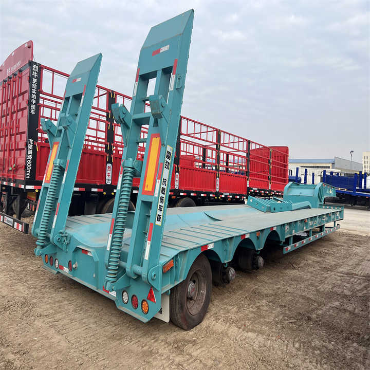 Factory price3 Axles Second Hand Low Boy Lowbed Used and New Low Bed Trailer