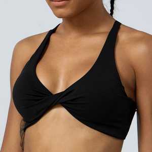 Sujetadores de yoga deportivos ajustados de secado rápido para mujeres americanas europeas, ropa íntima de fitness desnuda para correr al aire libre - Product Image 2