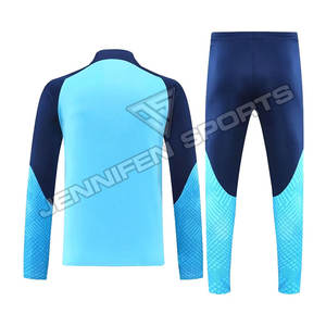 Football Training Suit Men Sportswear Club Team <b>Hoodie</b>+Trouser Set 100% Polyester Fabric <b>Sublimation</b> Printed High Quality - Product Image 3
