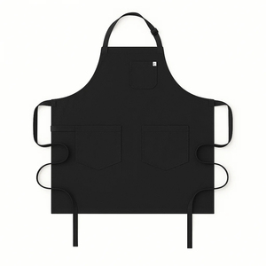 Delantal Morado sin Mangas con 3 Bolsillos, Tejido de Lona, Lavable a Máquina, para Uso Diario - Product Image 2