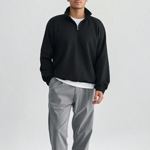 เสื้อฮู้ดผ้าฟลีซปักลายลำลองสำหรับฤดูหนาว ผ้าฝ้าย 100% ใส่ได้ทั้งชายหญิง สวมใส่สบาย ทรงโอเวอร์ไซส์ เป็นมิตรกับสิ่งแวดล้อม ระบายอากาศได้ดี คุณภาพเยี่ยม - Product Image 2