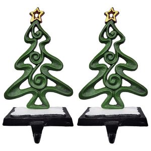 Porte-bas de Noël artistique fabriqué en fer pour un soutien solide et un attrait décoratif pendant les vacances festives - Product Image 6