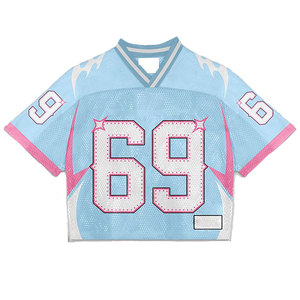 Camiseta de malla de manga corta con logotipo personalizado de talla grande transpirable para baloncesto béisbol fútbol ropa de calle para hombres - Product Image 4