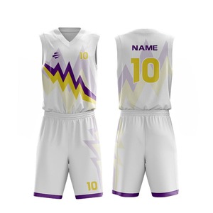 Maillot de basket-ball personnalisé unique adapté à l'extérieur derniers uniformes de basket-ball pour les hommes en gros - Product Image 2