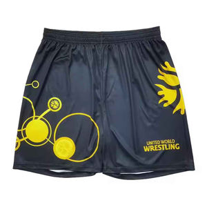 Ensemble Rashguard MMA pour Hommes Sports World, Short de Jiu-Jitsu Brésilien, Logo, Extensible, Séchage Rapide, Spandex/Polyester pour le Grappling - Product Image 2