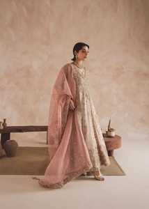 Bollywood Style <b>White</b> Colour Gharara Suit Indian Pakistani Women's Long Wedding Wear Bridal Dress - Product Image 2