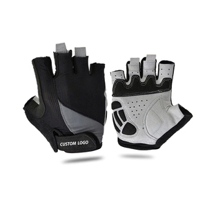 Guantes de Ciclismo Antideslizantes Personalizados Cómodos OEM ODM, Guantes de Motocicleta Deportivos para Exteriores sin Dedos de Fábrica - Product Image 1