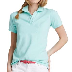 Polo de golf en coton polyester simple de haute qualité chemise pour femmes pour polos en coton avec logo personnalisé vente en gros respirant décontracté - Product Image 6