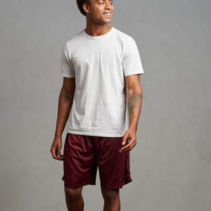 กางเกงขาสั้นออกกำลังกายระบายอากาศได้ดีสำหรับผู้ชายกางเกงขาสั้นสำหรับเล่นฟิตเนสเอวผ้าทอลายทางสำหรับเล่นบาสเก็ตบอลยิม - Product Image 2