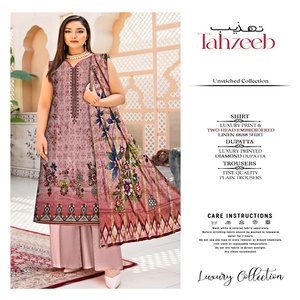 AF Fashion Brand Vestidos casuales de Invierno para mujer Staple Viscose Trajes de 3 piezas Cosido 10 dólares Volumen TEHZEEB - Product Image 5