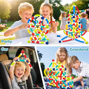 New juguetes Montessori giáo dục đồ chơi mềm DIY ABS khối sáng tạo STEM học tập mô hình xây dựng cho trẻ mới biết đi bé Đồ chơi - Product Image 4