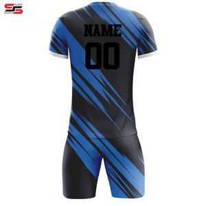 Nuevo diseño personalizado Club fútbol Jersey traje sublimación fútbol transpirable equipo de fútbol uniforme de fútbol - Product Image 6