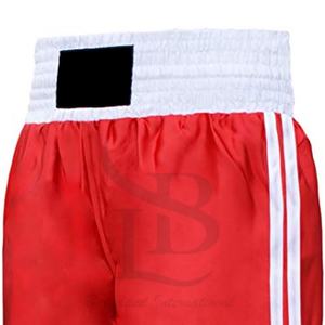 Pantalones Cortos de Boxeo de Algodón para Hombre, Ropa Elástica de Artes Marciales, Diseño Personalizado, Unisex, Muay Thai - Product Image 3