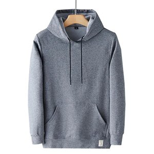 Sudaderas con capucha de algodón 100% de alta calidad para hombre, ropa de calle Unisex, sudaderas con logotipo bordado personalizado, teñido liso, venta al por mayor - Product Image 1