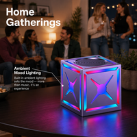 Haut-parleur portable mini extérieur sans fil 5.3 à succès avec subwoofer 5W à volume élevé et qualité sonore Hi-Fi