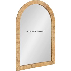 Venta al por mayor a granel, aspecto atractivo, marco de espejo de suelo hecho de ratán de alta calidad, suministros de decoración para el hogar y el Hotel DE LA India - Product Image 1