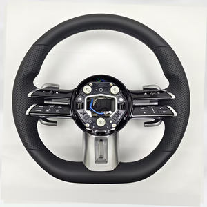 Volante in Pelle con Pulsanti Multifunzione per Modifiche alla Guida per <span class=keywords><strong>Mercedes</strong></span> <span class=keywords><strong>Serie</strong></span> A <span class=keywords><strong>B</strong></span> C E S G V CLS GLC GLE GLS GLA - Product Image 6