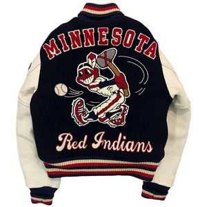 Wholesale Men's XS Size Canvas Varsity Jacket Breathable PU Leather Stand Collar Custom Embroidered Baseball Letterman Jacket - Product Image 5