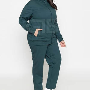 Vêtements décontractés avec logo personnalisé Vente d'usine Survêtement personnalisé pour femmes Survêtement de haute qualité pour femmes - Product Image 3