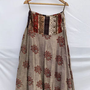 Factory Custom Linen and Cotton Fashionable Cotton Designs for Small Quantity Clothing Manufacturer Fashionable Western -style - Product Image 1