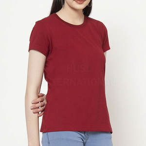 เสื้อยืดผู้หญิงน้ำหนักเบาเสื้อยืดผู้หญิงสไตล์ล่าสุดเสื้อยืดผู้หญิงสไตล์ปากีสถาน - Product Image 6