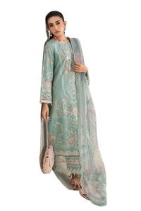 Vestido de fiesta de gasa elegante para mujer paquistaní de estilo tradicional DISEÑO DE Salwar Kameez para ocasiones especiales - Product Image 4