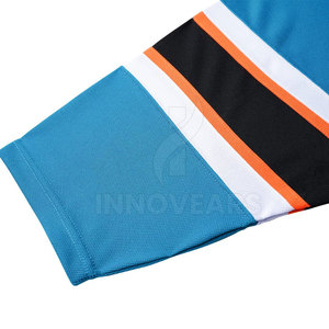 Camiseta de hockey sobre hielo con logotipo personalizado al por mayor, ropa deportiva de moda con técnica de sublimación impresa con nombre de equipo OEM - Product Image 6