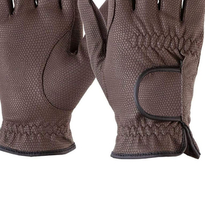 Gants de sport à doigts entiers avec logo personnalisé Gants de polo équestre imperméables et respirants pour l'équitation en cuir portable - Product Image 6