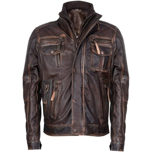 Veste en cuir d'agneau souple pour homme, design élégant, veste de motard, mode moderne, vêtements d'extérieur, streetwear, décontracté, vêtements d'hiver - Product Image 3