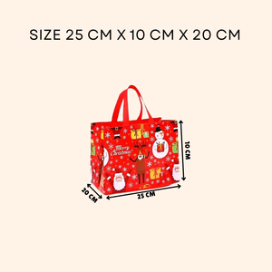 Sac fourre-tout de Noël personnalisé Spunbond moderne non-tissé écologique pour les promotions au détail - Product Image 3