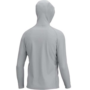 Bomber personnalisé respirant 100% coton Marlin pêche au poisson 3D Full-Snap Varsity Letterman Hoodies basics vestes OEM - Product Image 5