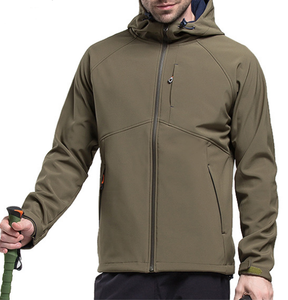 Veste de pluie légère Softshell coupe-vent pliable imperméable Veste d'extérieur Veste coupe-vent personnalisée OEM - Product Image 1
