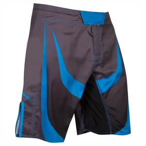 Mens Custom Sublimation MMA Shorts-Durable Stretch Breathable Lightweight Washed Finish for MMA Training & Boxing - Product Image 2