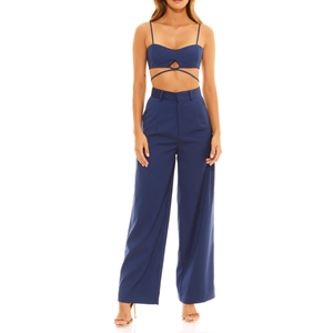 Soutien-gorge décontracté d'été pour femmes haut tissu tissé écologique séchage rapide avec fermeture à glissière arrière Service OEM/ODM fabriqué au Vietnam - Product Image 3