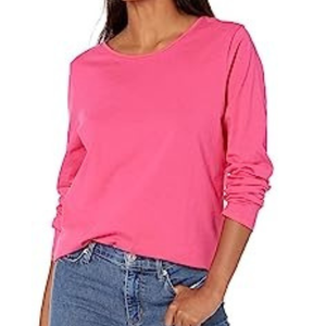 Camiseta básica de algodón suave para mujer, manga corta, transpirable, cómoda, informal, de verano, a la moda, de color sólido, para todos los días - Product Image 3