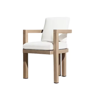 Canapé de jardin à usage extérieur et intérieur pour canapé de salon canapé à coussin en tissu unique de haute qualité avec pied en bois - Product Image 1