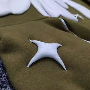 Nouveau design de sweats à capuche zippés quantité minimale de commande bas sweats à capuche zippés intégraux au prix de gros en coton mélangé fabriqué au Pakistan - Product Image 6