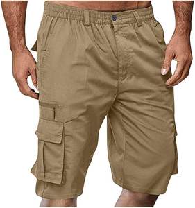 Logo du fabricant personnalisé 100% polyester Short cargo de chasse d'été à impression numérique en sergé pour hommes - Product Image 1