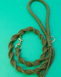 สายจูงสุนัขทำมือจากเชือกฝ้าย: สายจูงแบบถักสำหรับสุนัขขนาดเล็กถึงกลาง - Product Image 1