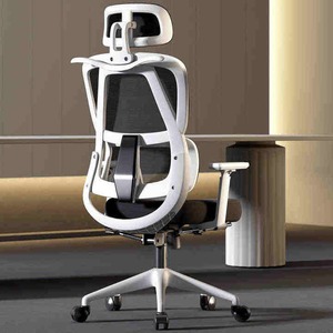Silla ergonómica de alta calidad para gerente ejecutivo, diseño de malla, cómoda silla de oficina giratoria con respaldo - Product Image 4