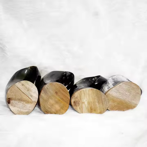 Taza de cuerno auténtica jarra vikinga hecha a mano por Crescent Crafts - Product Image 3