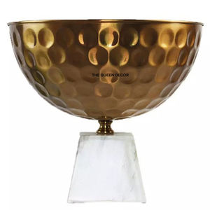 Centro de Mesa con Forma de Palma, Frutero Profundo de Metal con Base Floral Plateada y Negra, Frutero Redondo para Uso Doméstico - Product Image 5