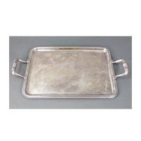 Plateau de service d'hôtel plateau plaqué argent avec base en métal pour Noël servant des aliments Restaurant utiliser plateau plateau nouveauté