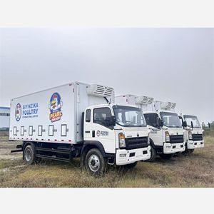BEST OFFER USED 4x2 Left Hand Drive New Day Old Chick <b>Transport</b> Truck Poultry Livestock Insulated V-a-n Truck - Product Image 1
