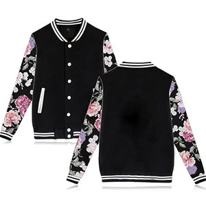 แจ็กเก็ตแฟชั่นชั้นสูงของผู้หญิงแจ็คเก็ตนักเบสบอลสไตล์โรงเรียนสั่งตัดแบบชาวเลตเทอร์แมน - Product Image 1